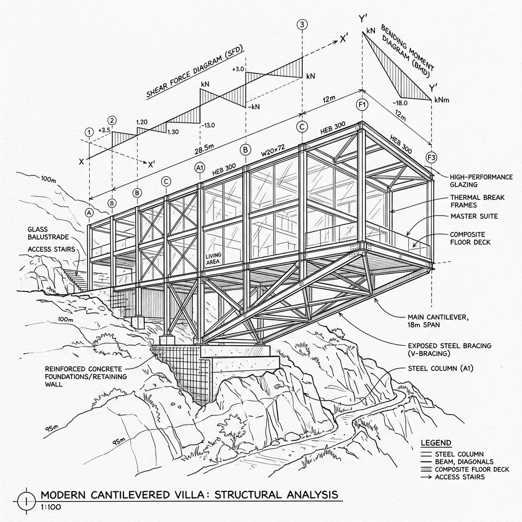 In-house Fabrication Architectural Sketch