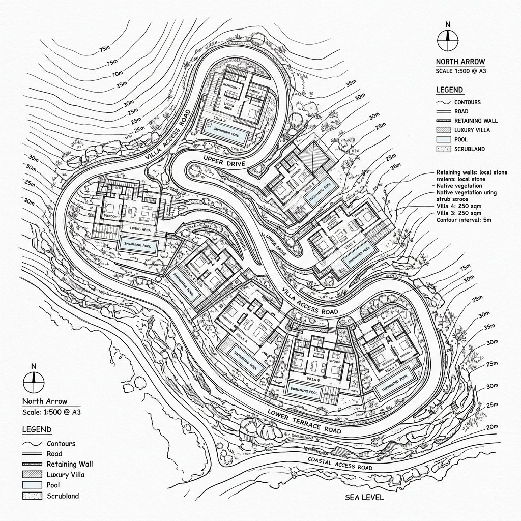 Corridor Mapping Site Masterplan Sketch